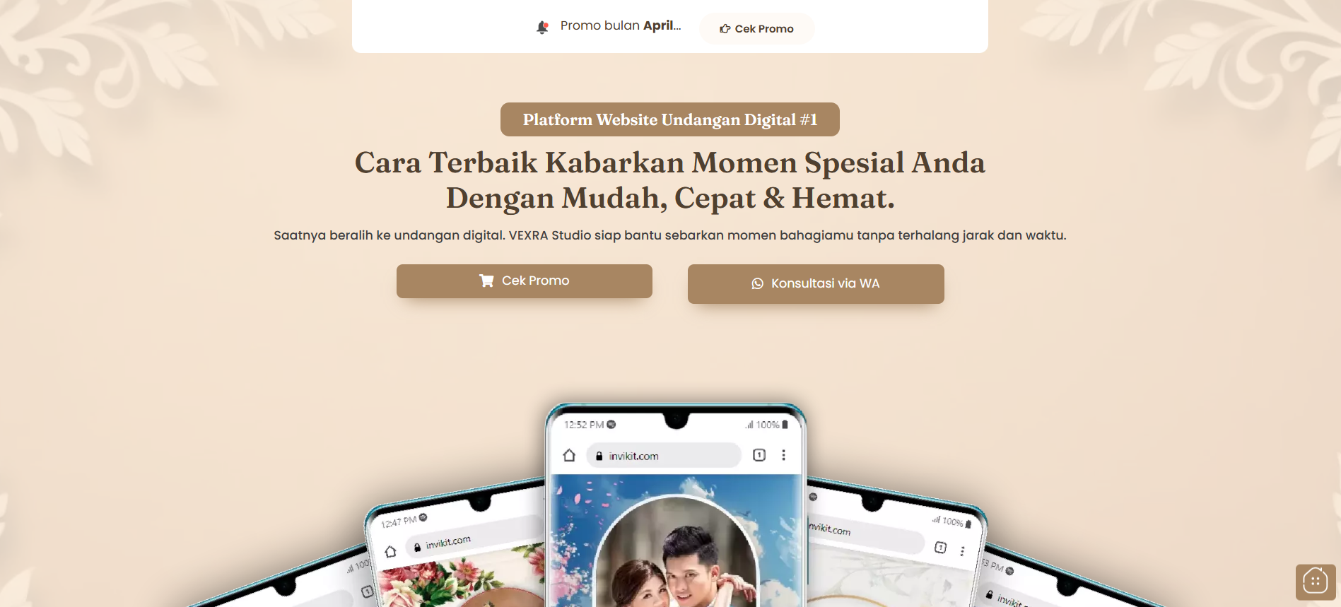 Invitation Vendor Website